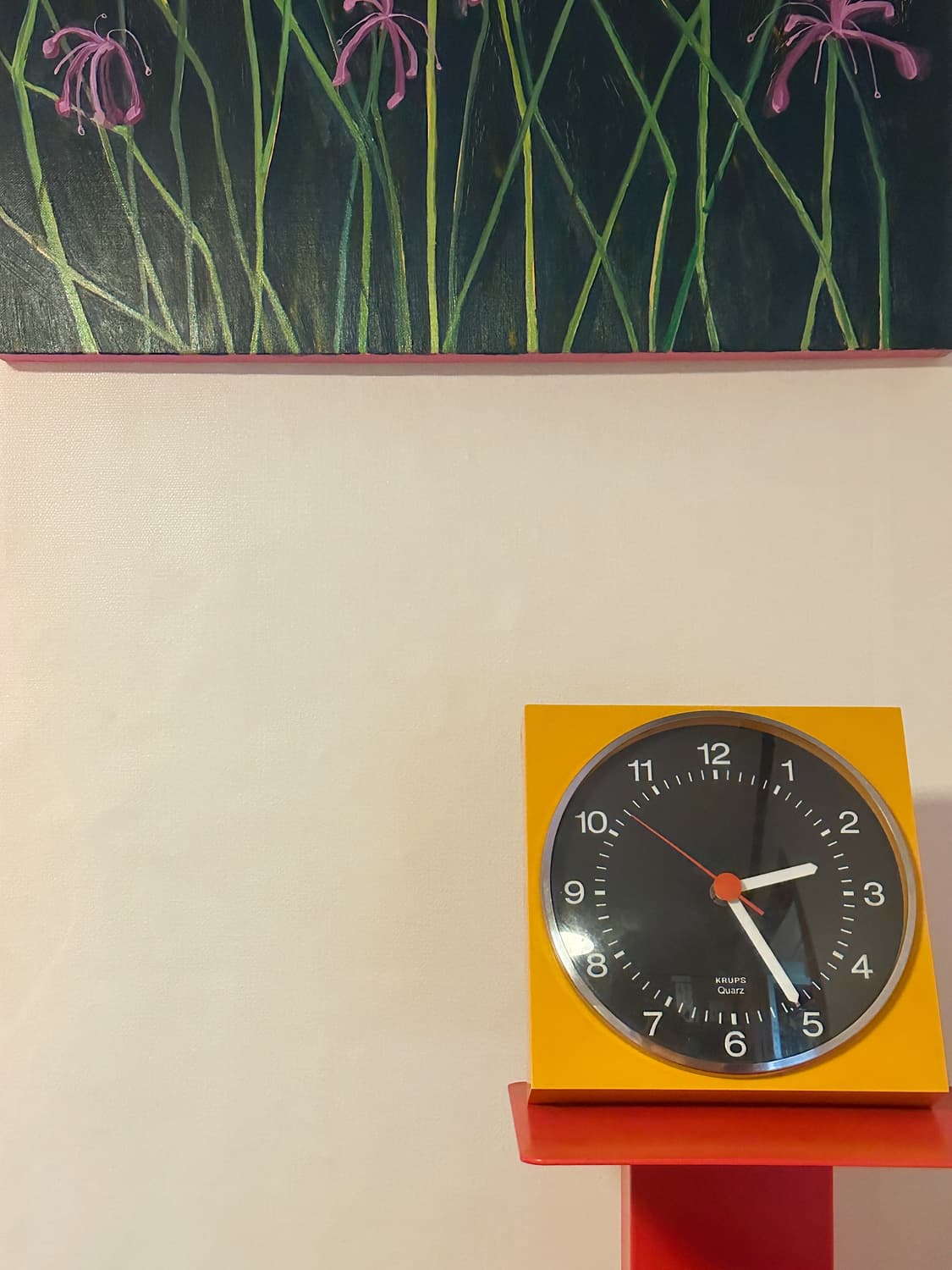 70’s 독일 Krups 벽 시계 월 클락 미드센츄리 빈티지 상품이미지2