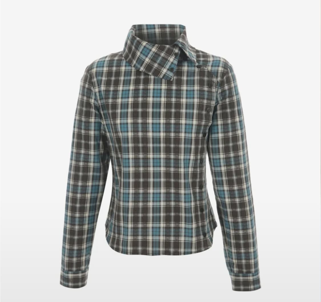 WSC 더블에스씨 셔츠 Asym check shirt 005 상품이미지1