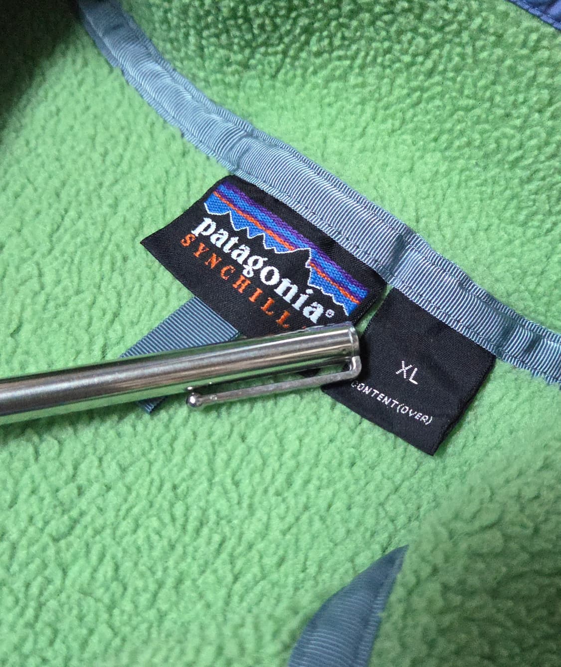 (XL)파타고니아 Rare 97s 라임 블루 신칠라 상품이미지4