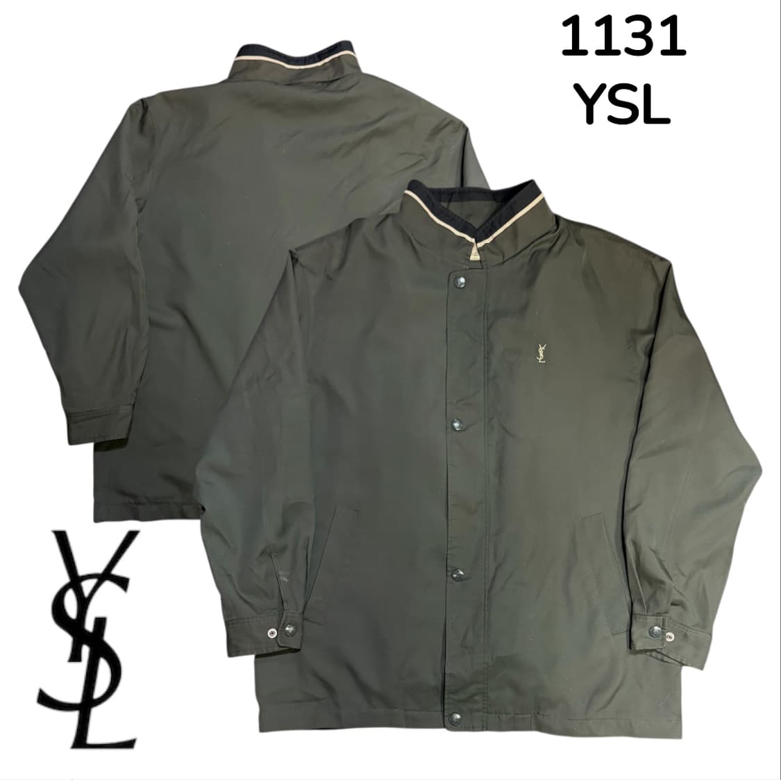 Ysl 입생로랑 아카이브 내피 분리 블루종 자켓  상품이미지1