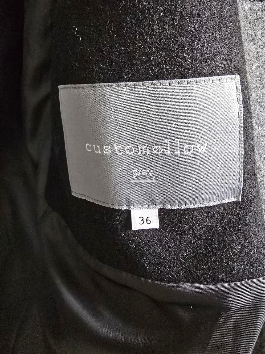 커스텀멜로우 남성 더블 코트 회색 95 상품이미지2