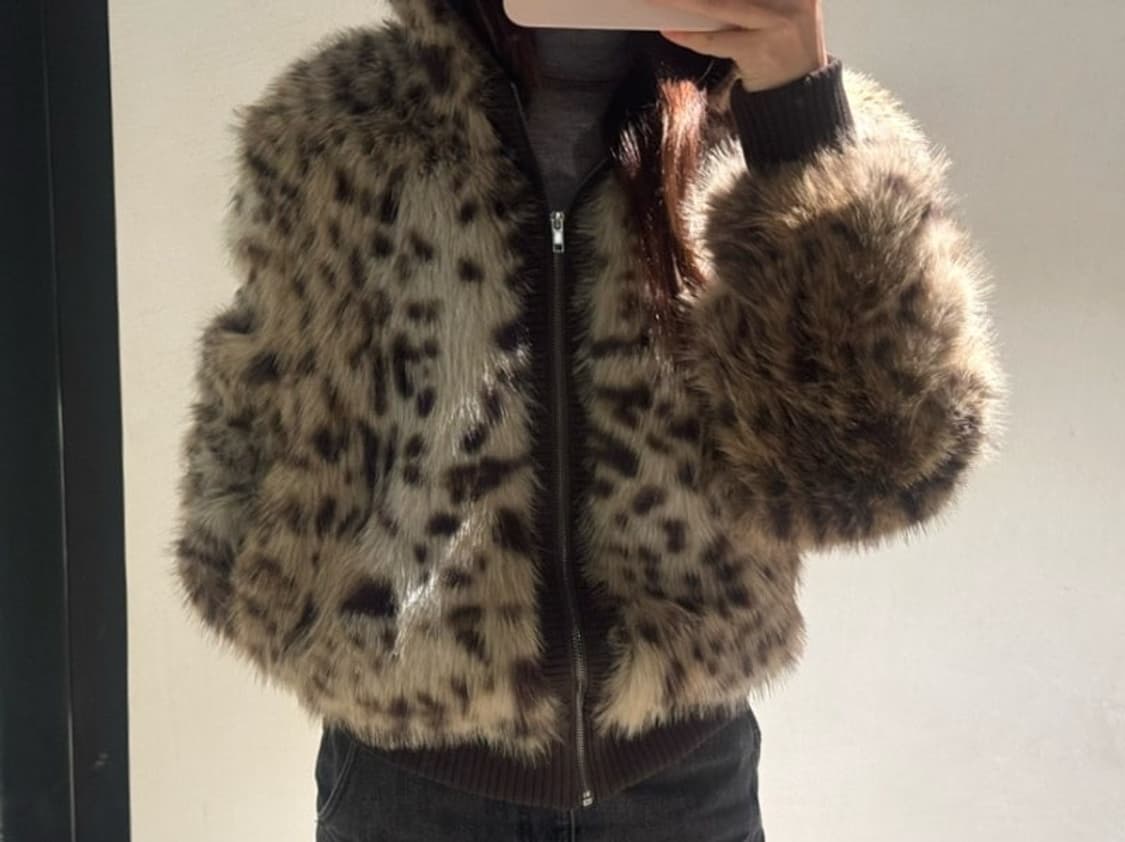 Jaded london leopard fur jacket 상품이미지2