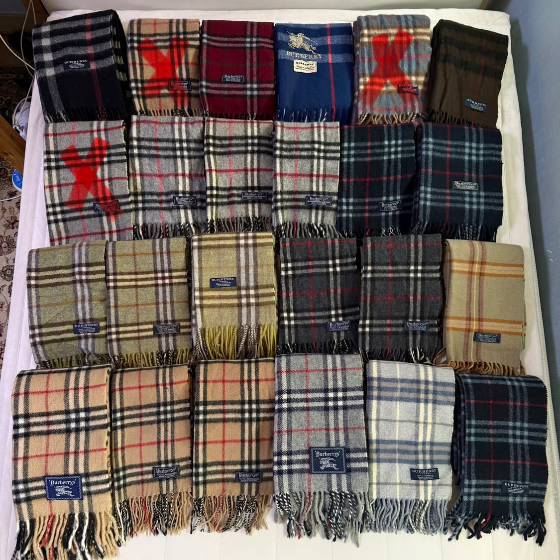 버버리 정품 체크 머플러 목도리 공용 상품이미지1