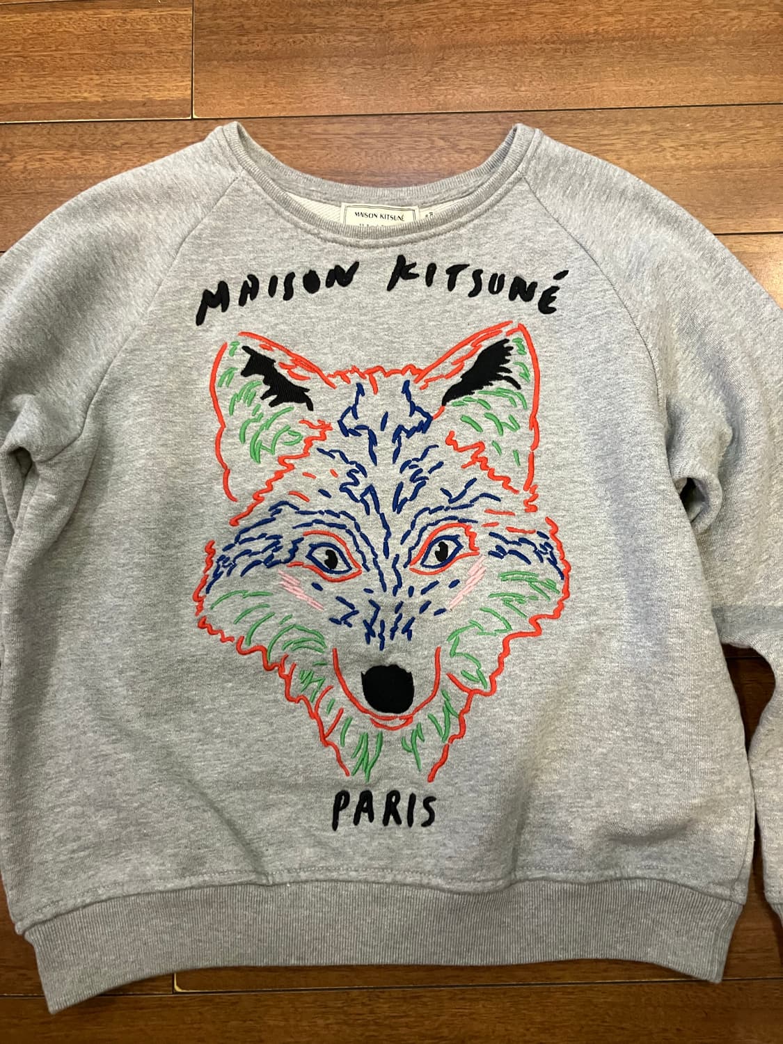 메종키츠네 자수 맨투맨 S 상품이미지2