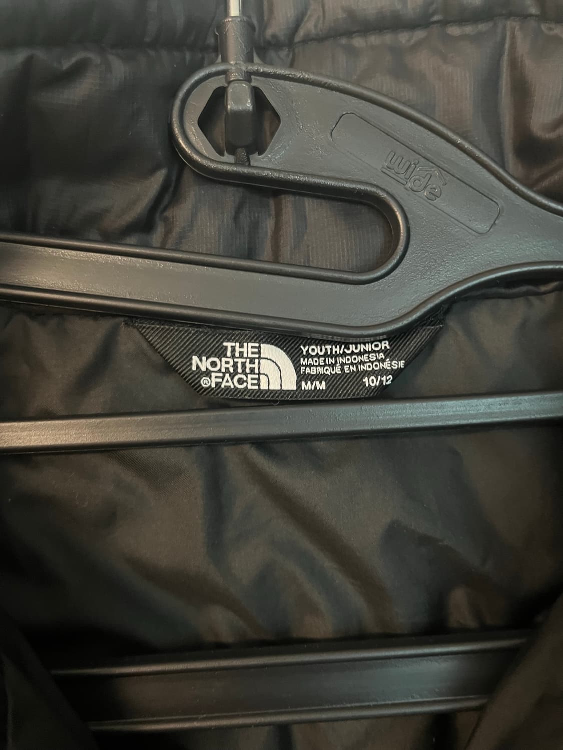 노스페이스 블랙 퀄팅 경량 패딩 (M)  상품이미지4