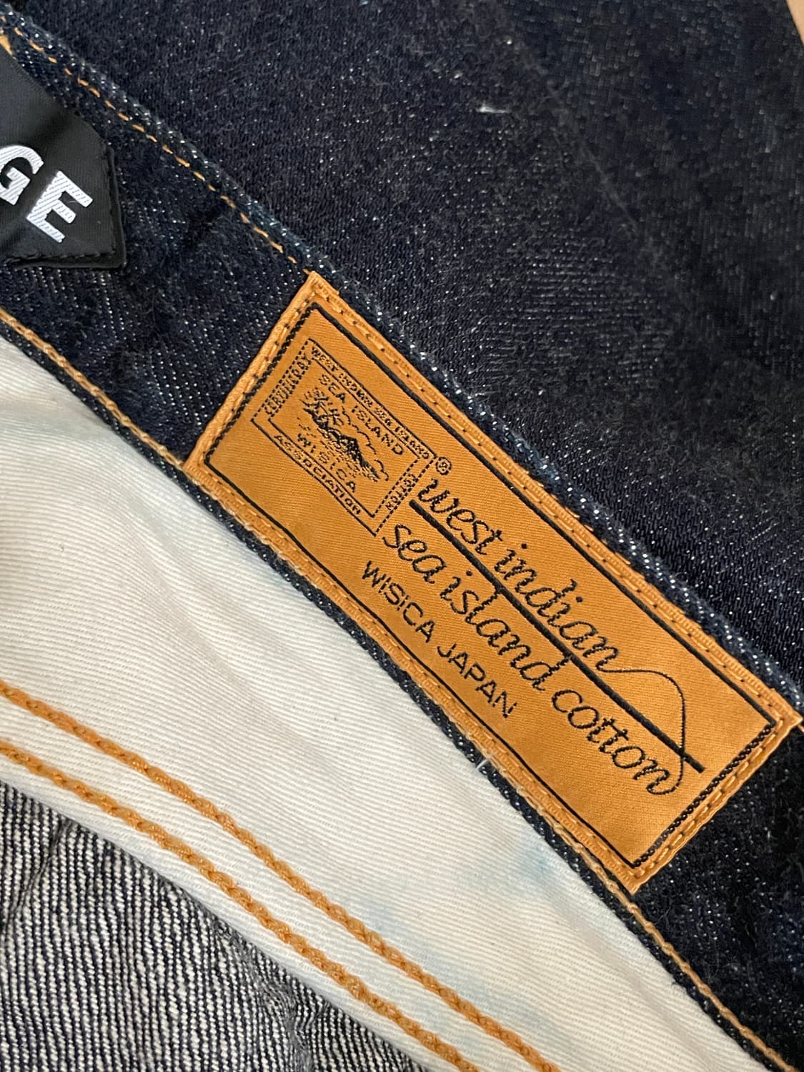 오베르쥬 해도면 데님 32사이즈 carib xx 상품이미지3