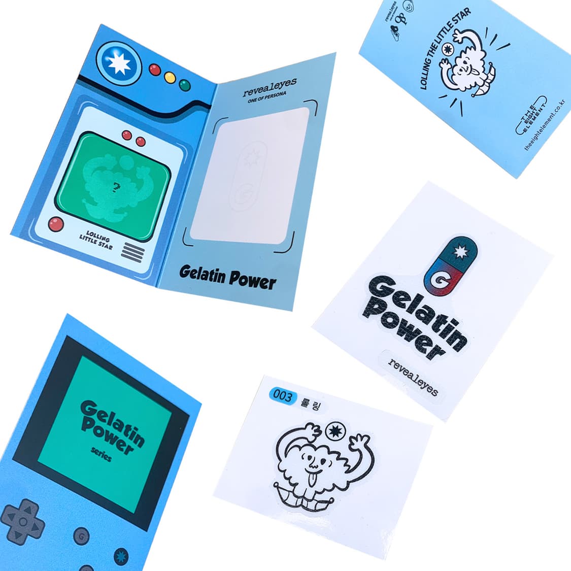 Gelatin power cap_blue 상품이미지6