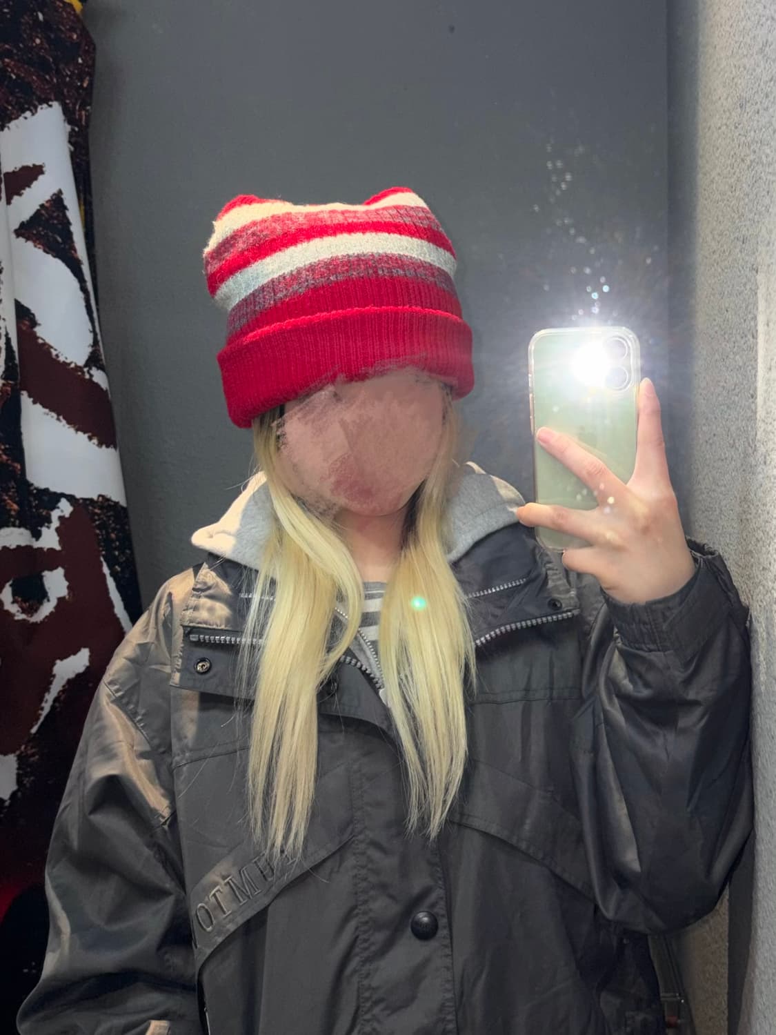 스트라이프 비니 상품이미지1