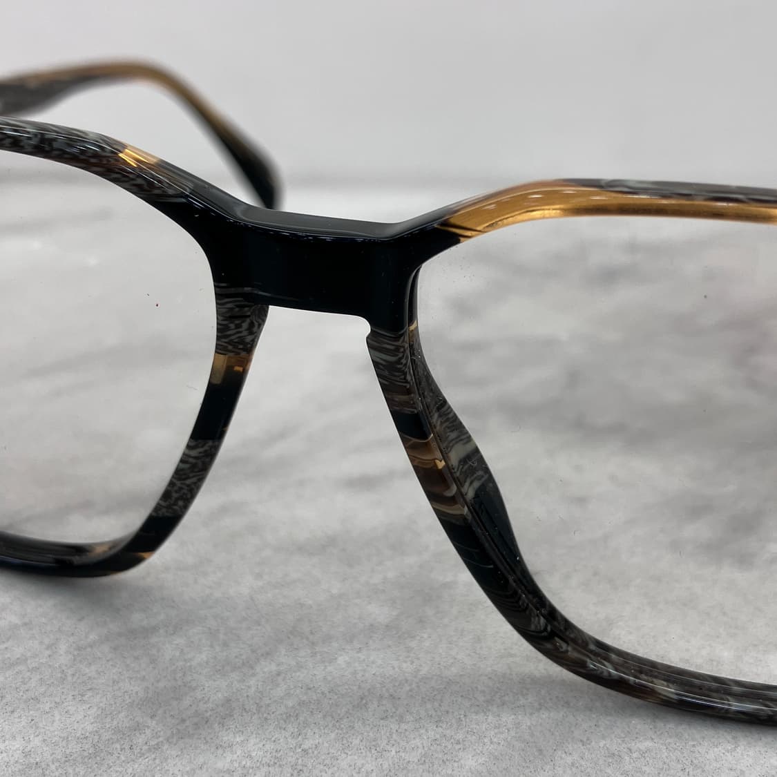 C16 실루엣 Silhouette 우드 패턴 웰링턴 뿔테 안경 상품이미지5