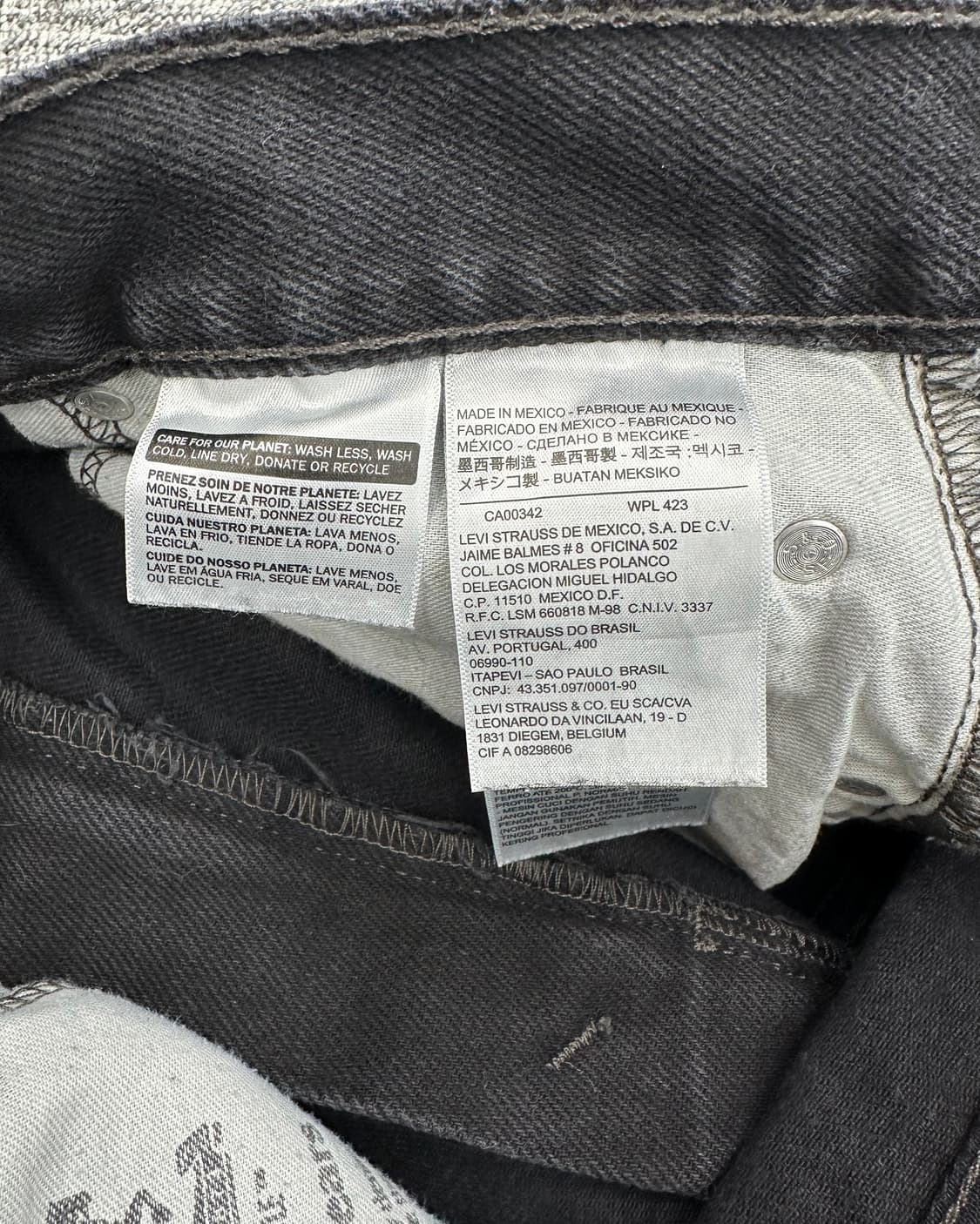 (허단42)00'S 리바이스 501 블랙-M1109 상품이미지4