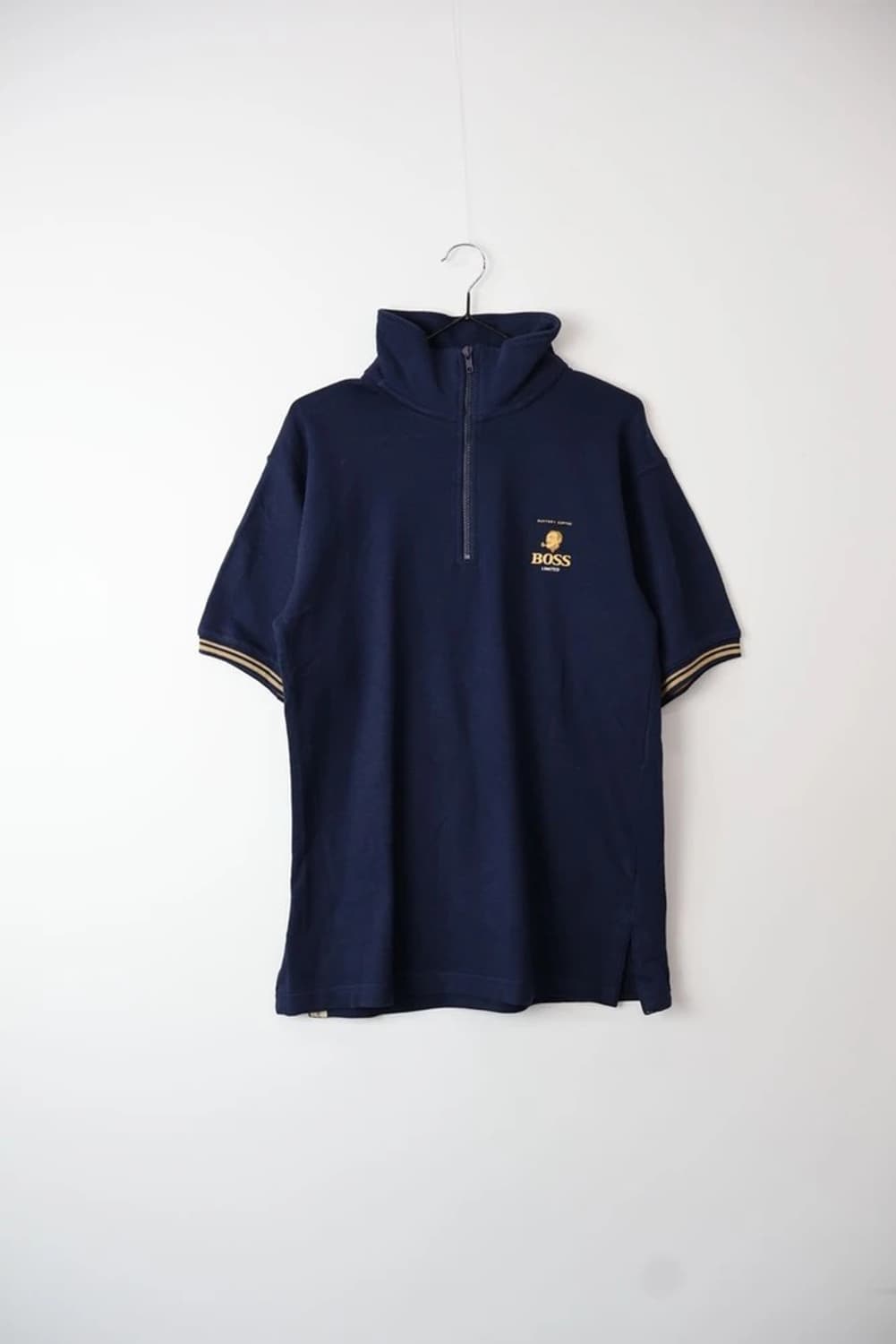 Suntory BOSS Logo Half Zip Polo 상품이미지4