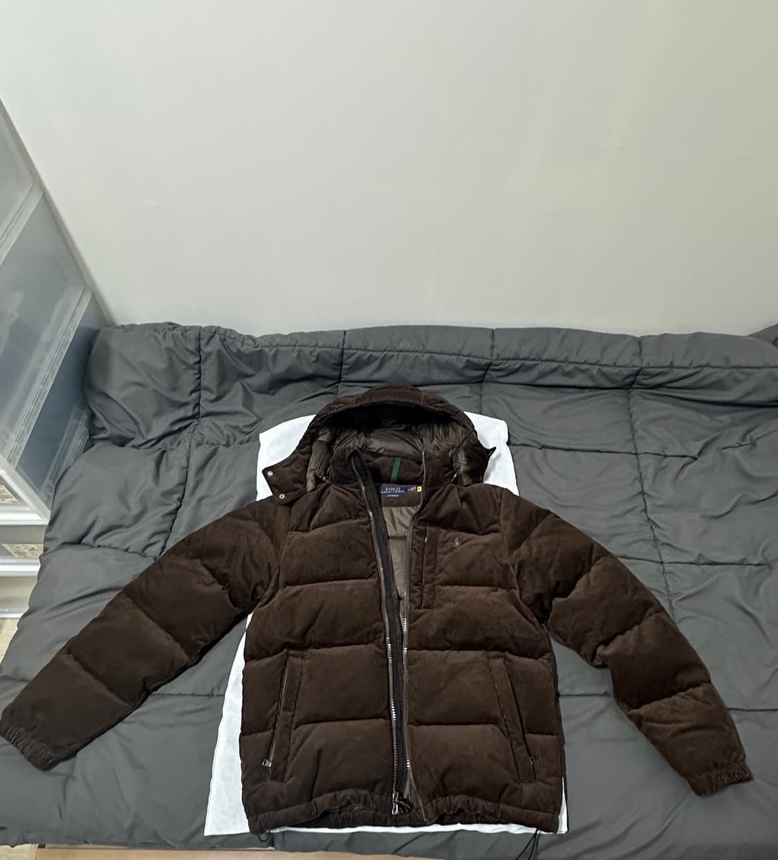 폴로 코듀로이 패딩 M 상품이미지3