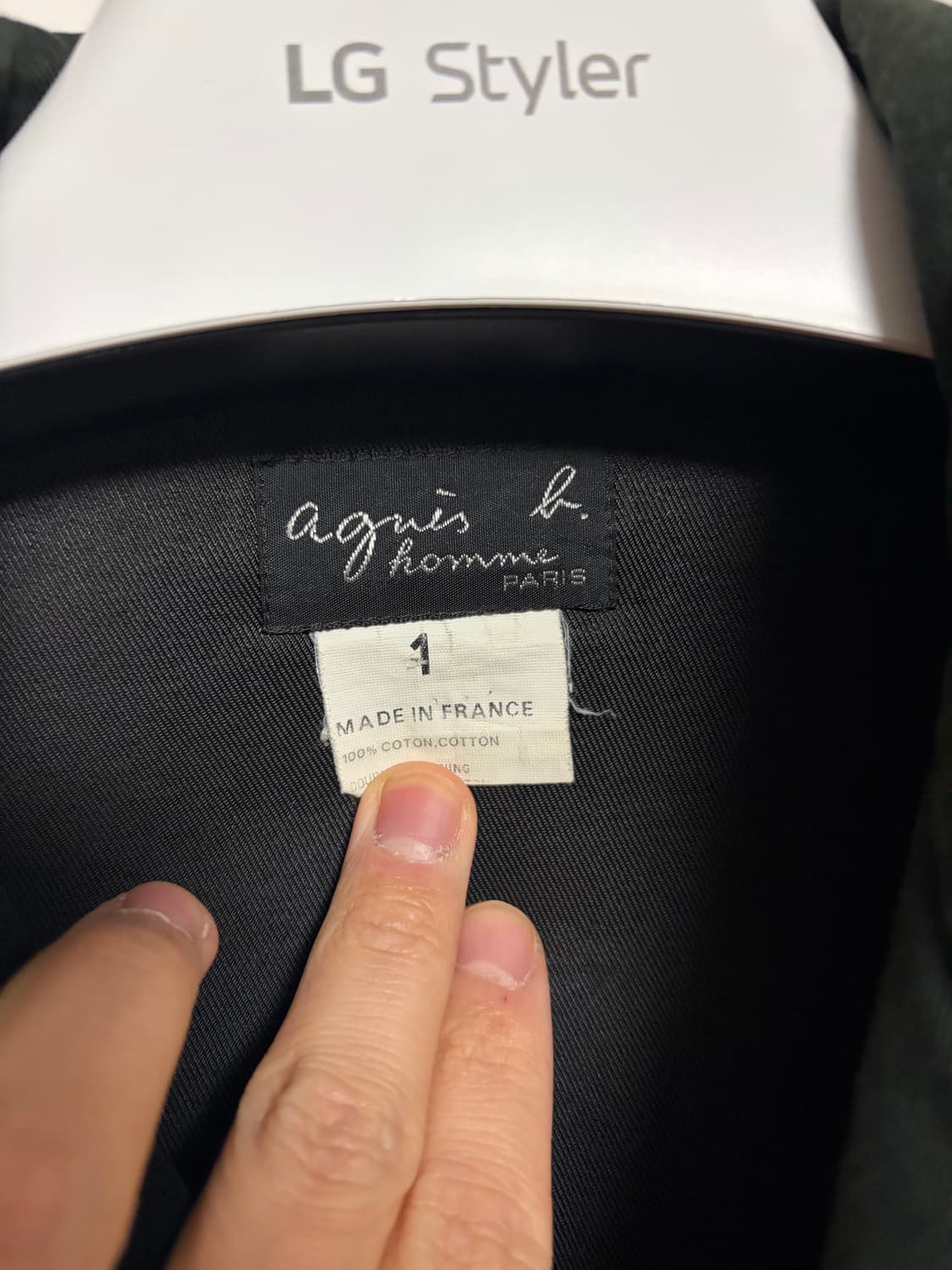 [1 L정도] 90s 빈티지 agnes.b homme 아네스베 스윙 자켓 상품이미지3