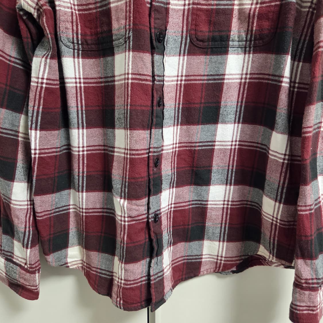 American Eagle 플란넬 체크 셔츠 L(100) 상품이미지4