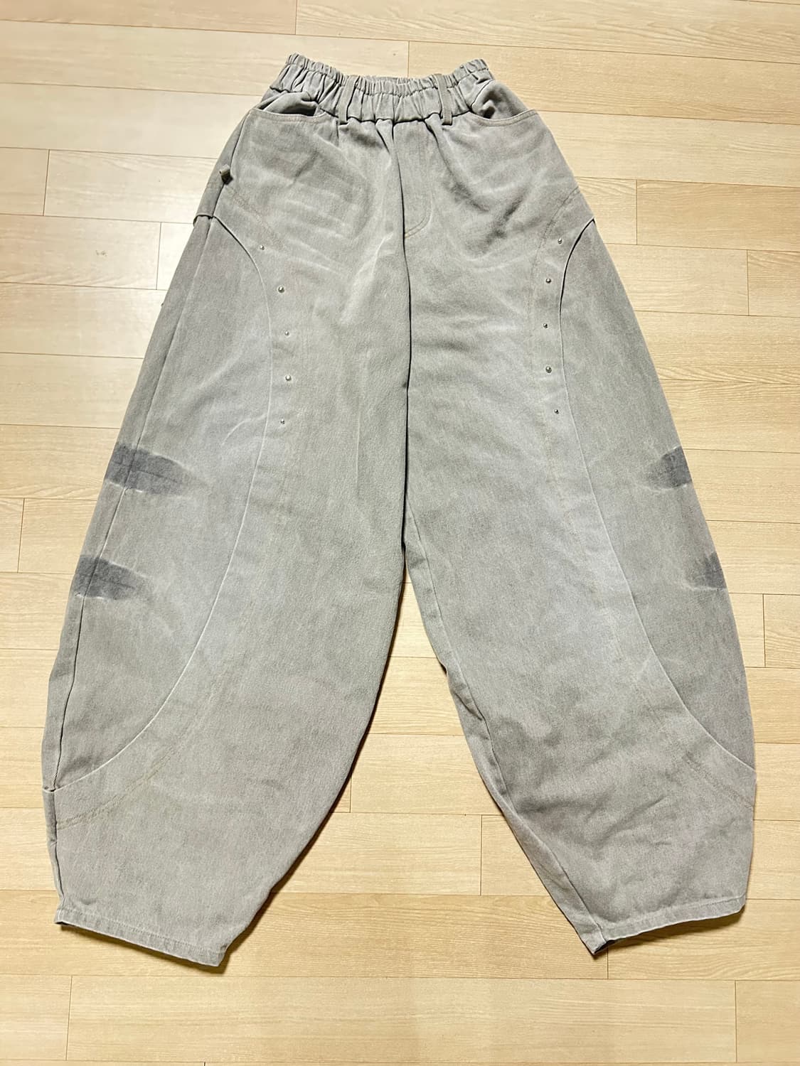 Rssc 커브드 벌룬 데님 1사이즈  상품이미지4