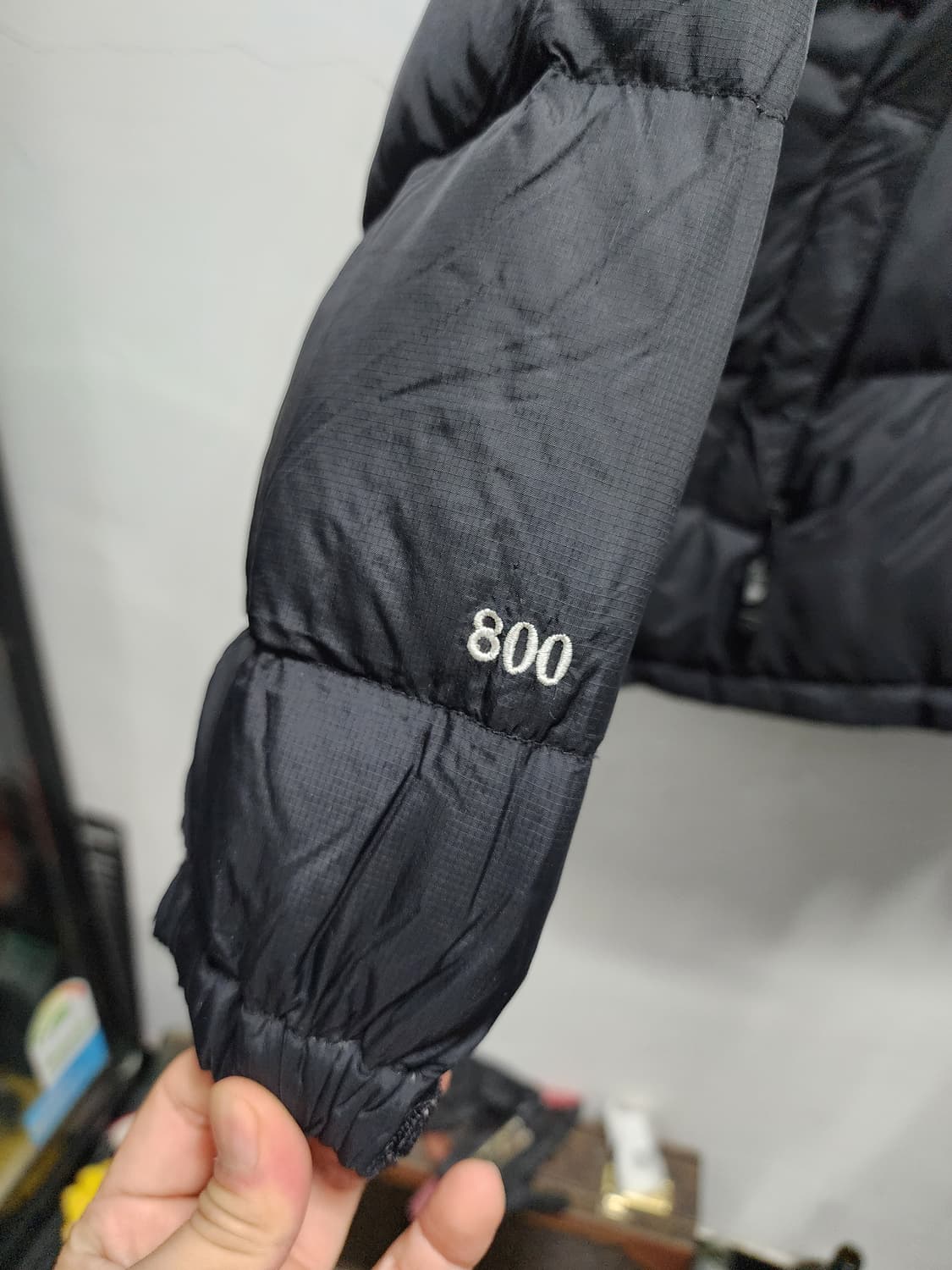 노스페이스 800 블랙 눕시패딩 상품이미지4