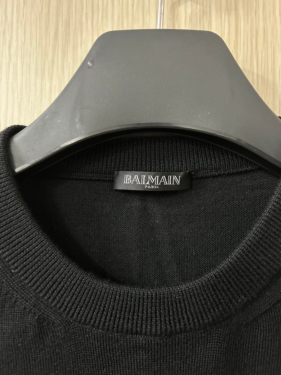 발망 인타르시아 로고 울 니트 상품이미지3