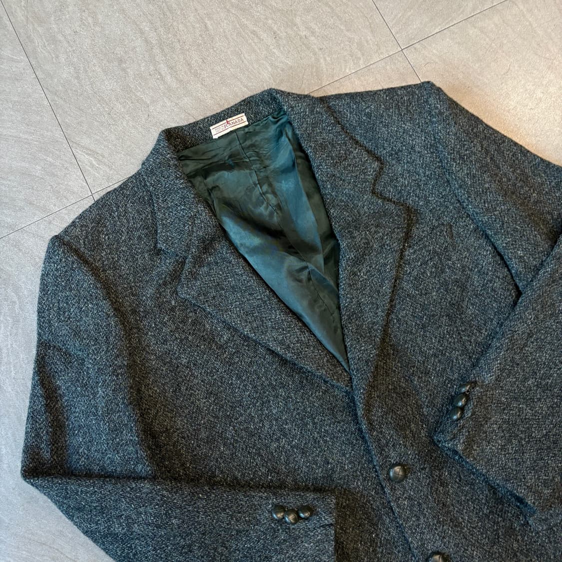 90년대 캐나다 생산 해리스트위드 울 자켓 상품이미지2