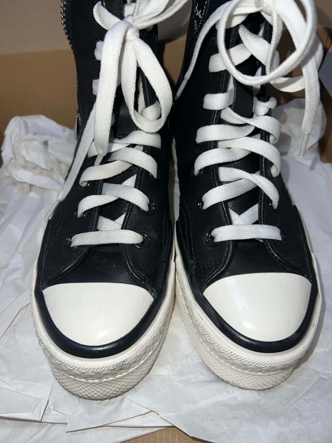 컨버스 척70 엑스하이 레더 블랙 225 상품이미지3