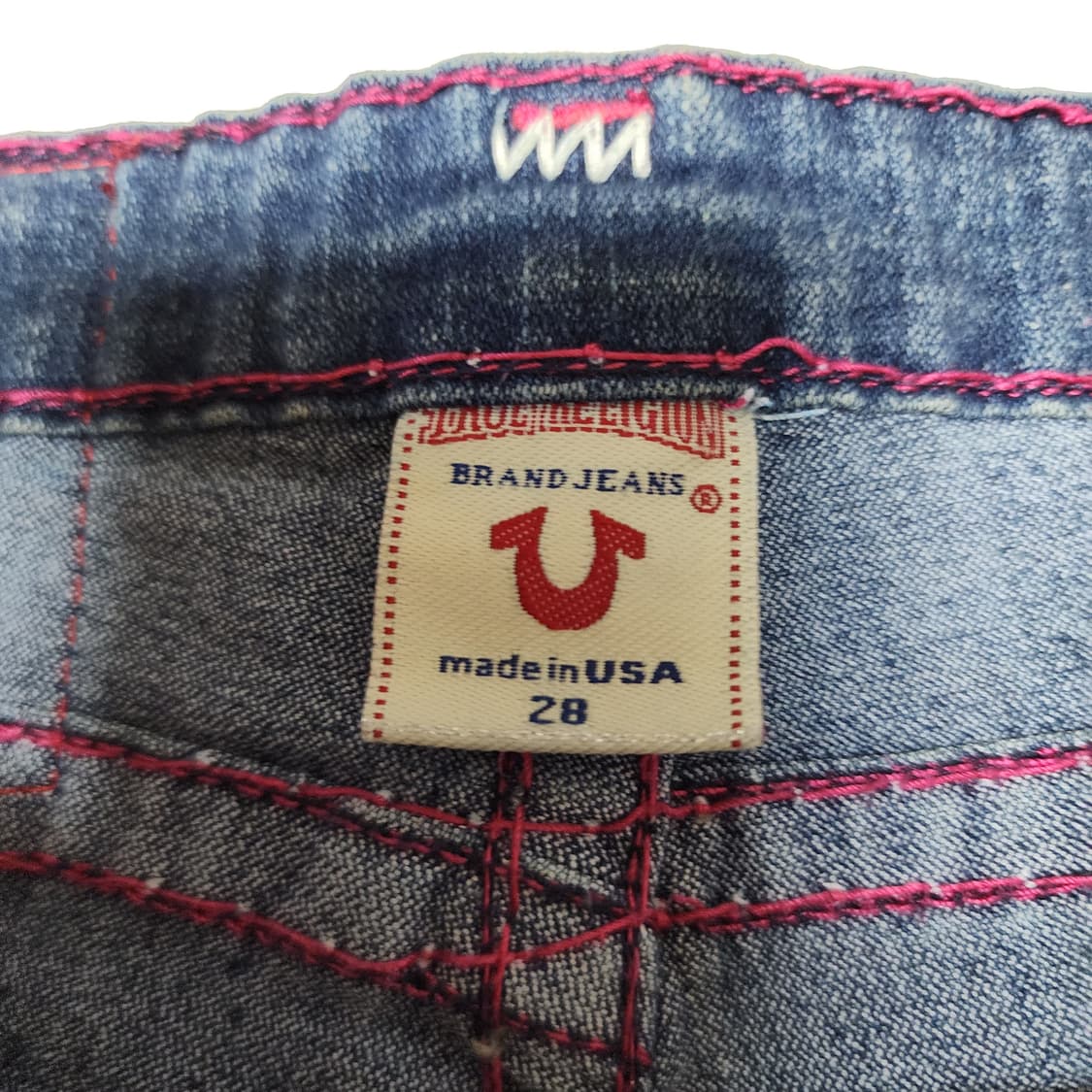 트루릴리젼 BILLY SUPER T Y2K 스티치 슬림 데님팬츠 상품이미지8