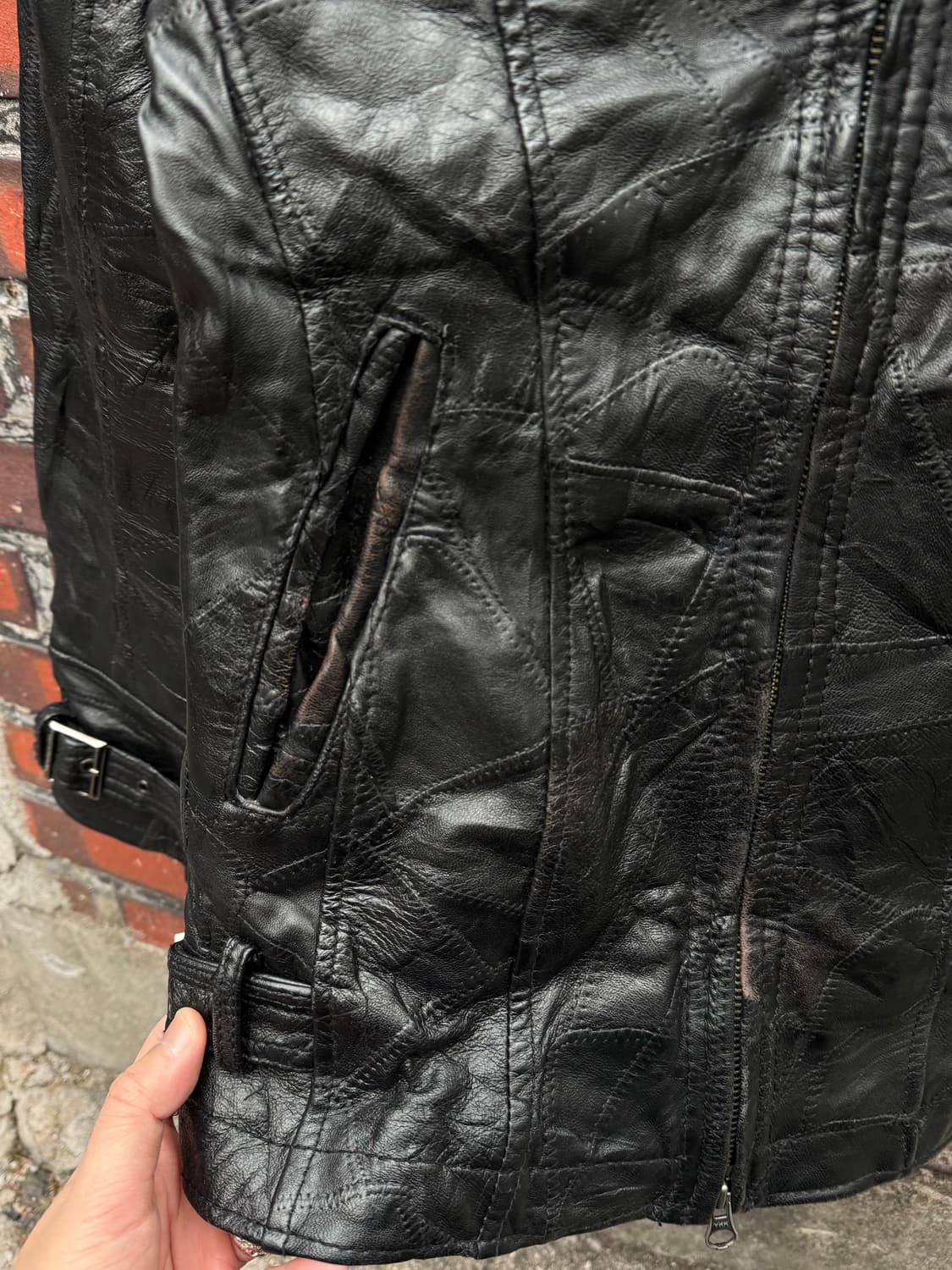 Semantic Design 양가죽 투웨이 라이더 가죽자켓  상품이미지5