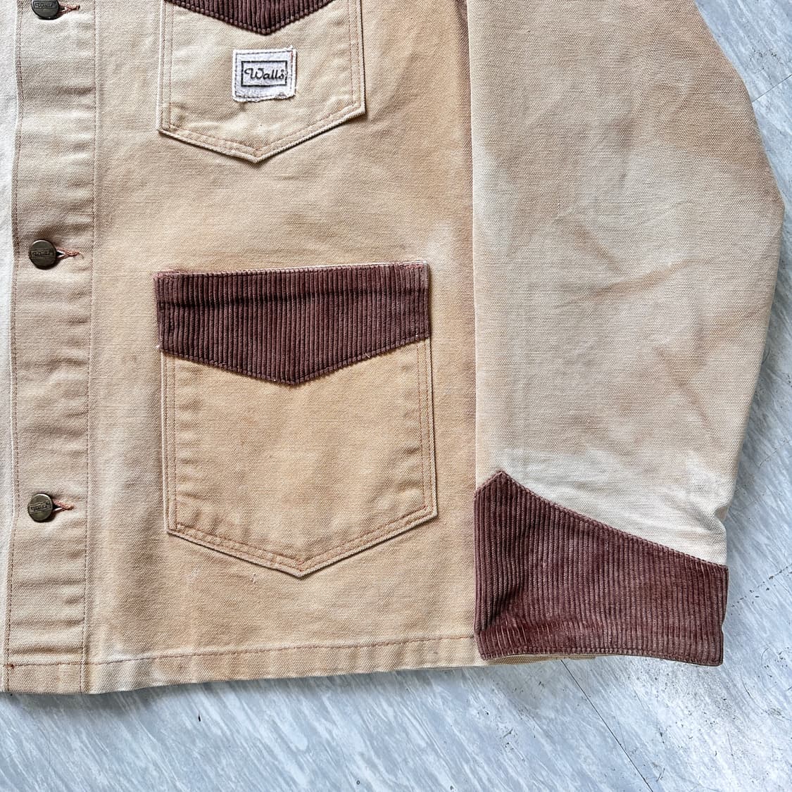 80s 월스 WALLS 덕캔버스 초어 헌팅 워크자켓 MADE IN USA 상품이미지4