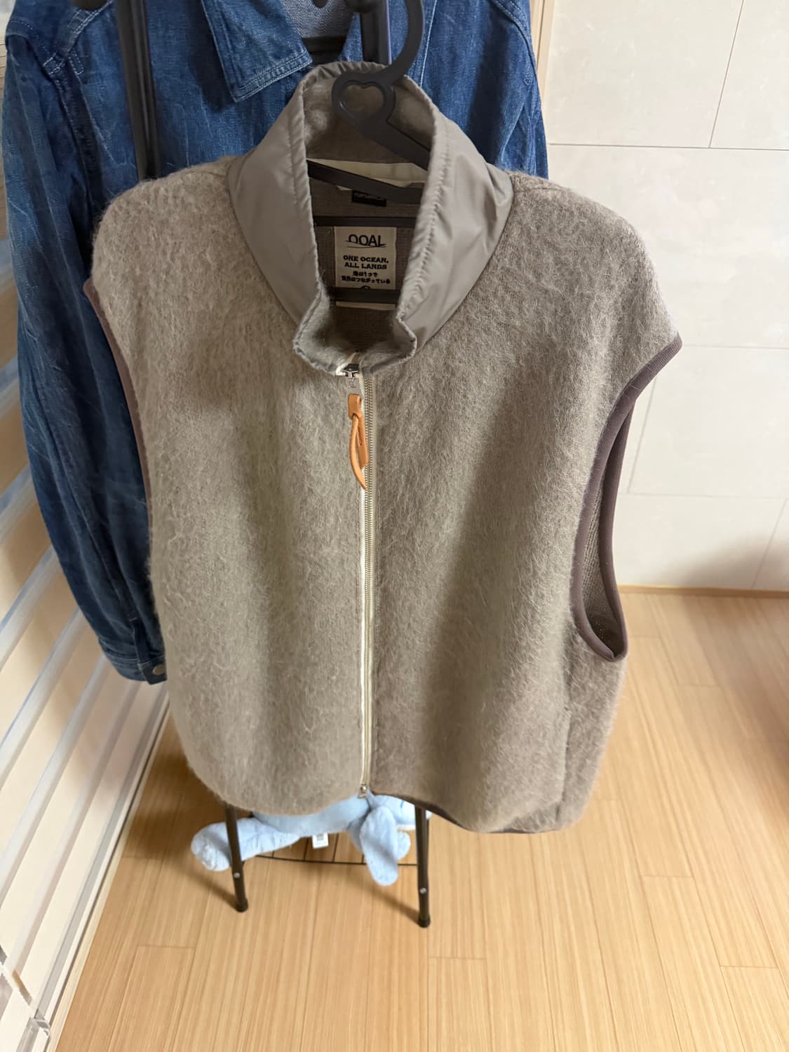 나나미카 지퍼 업 모헤어 베스트 (L사이즈) 상품이미지1