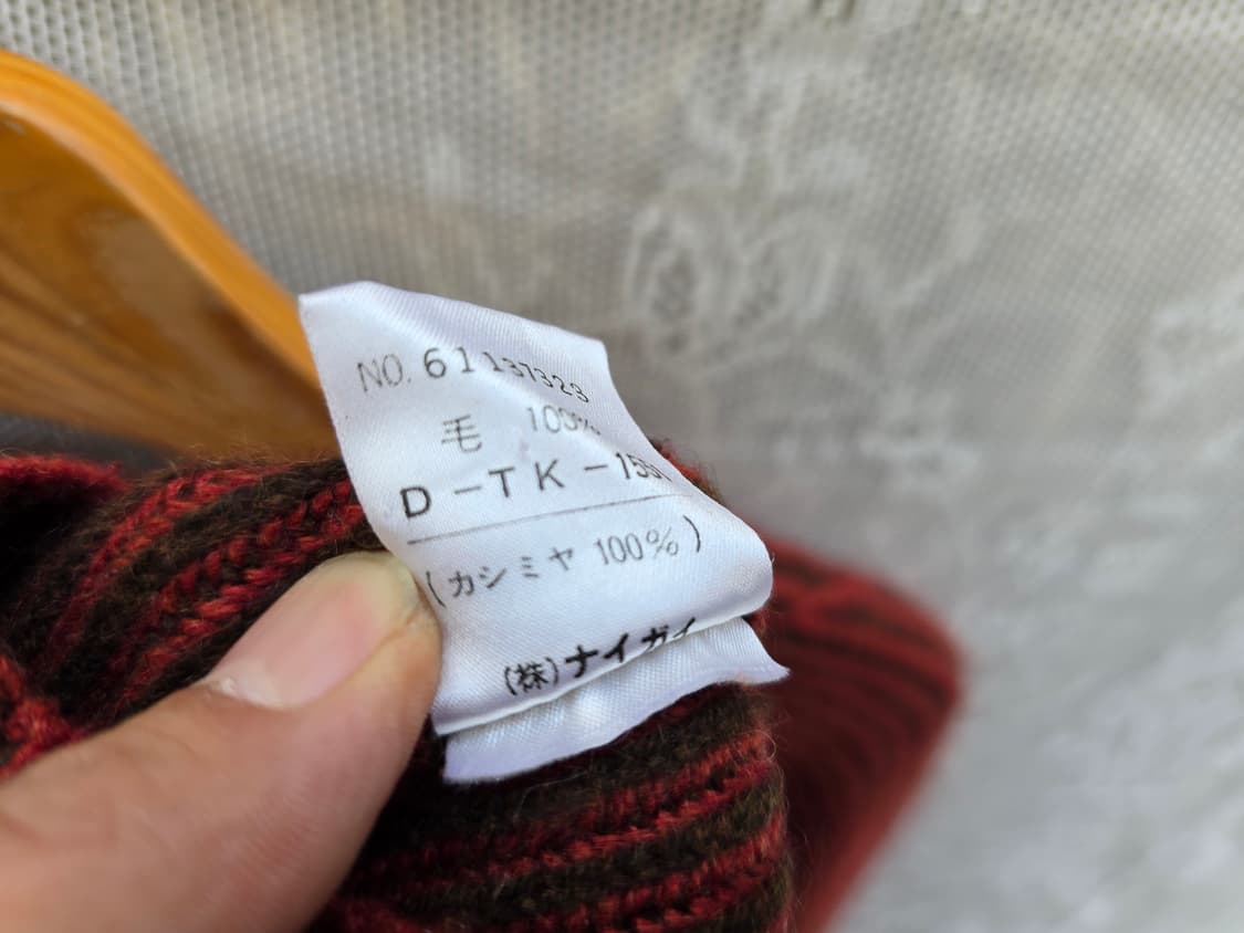 캐시미어 100% 골지 니트 상품이미지6