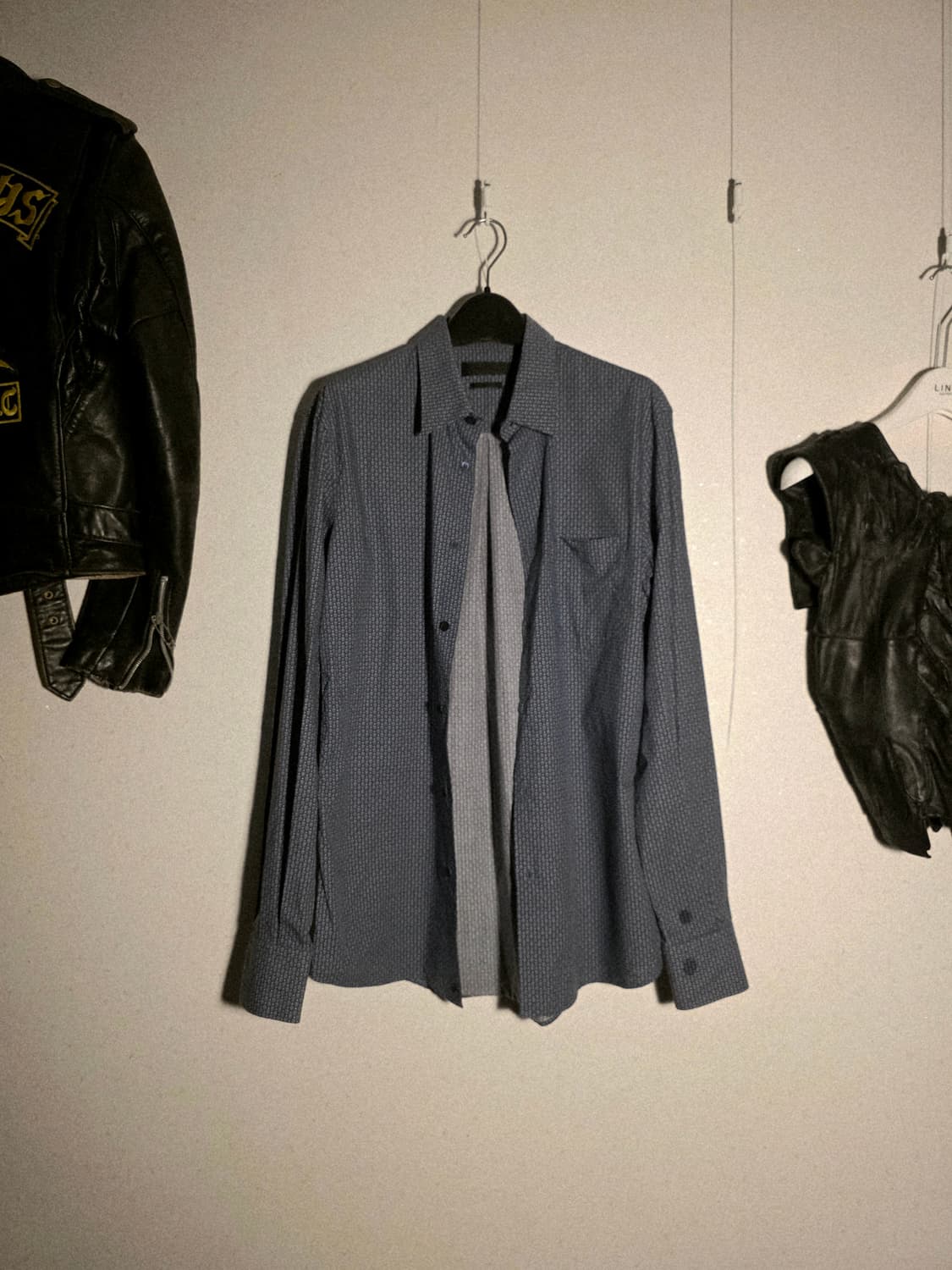 Alexander mcqueen skull blue shirt 상품이미지1
