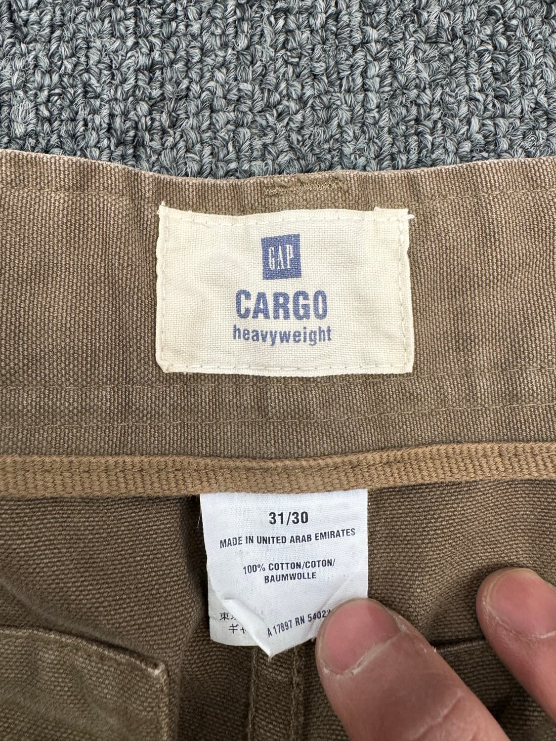 31)GAP 빈티지 브라운 카고 팬츠 상품이미지6