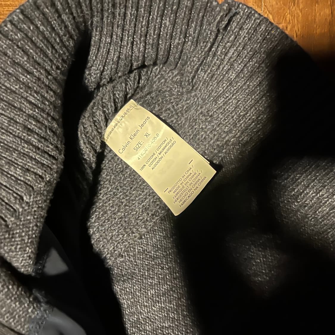 Calvin Klein Cotton Zip-Up Knit 상품이미지5