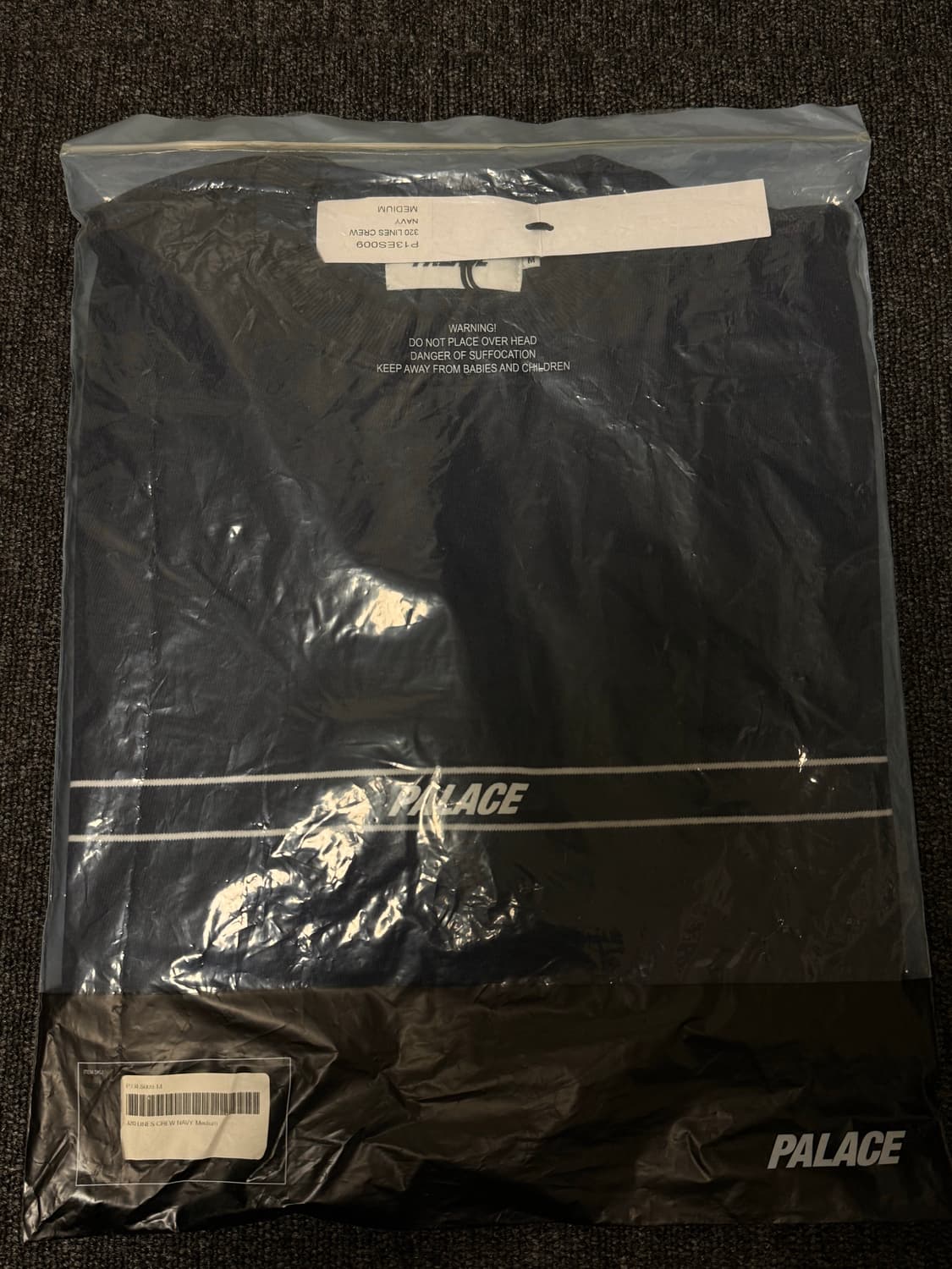 [M] 팔라스 320 라인 크루 맨투맨 네이비 17fw 상품이미지5