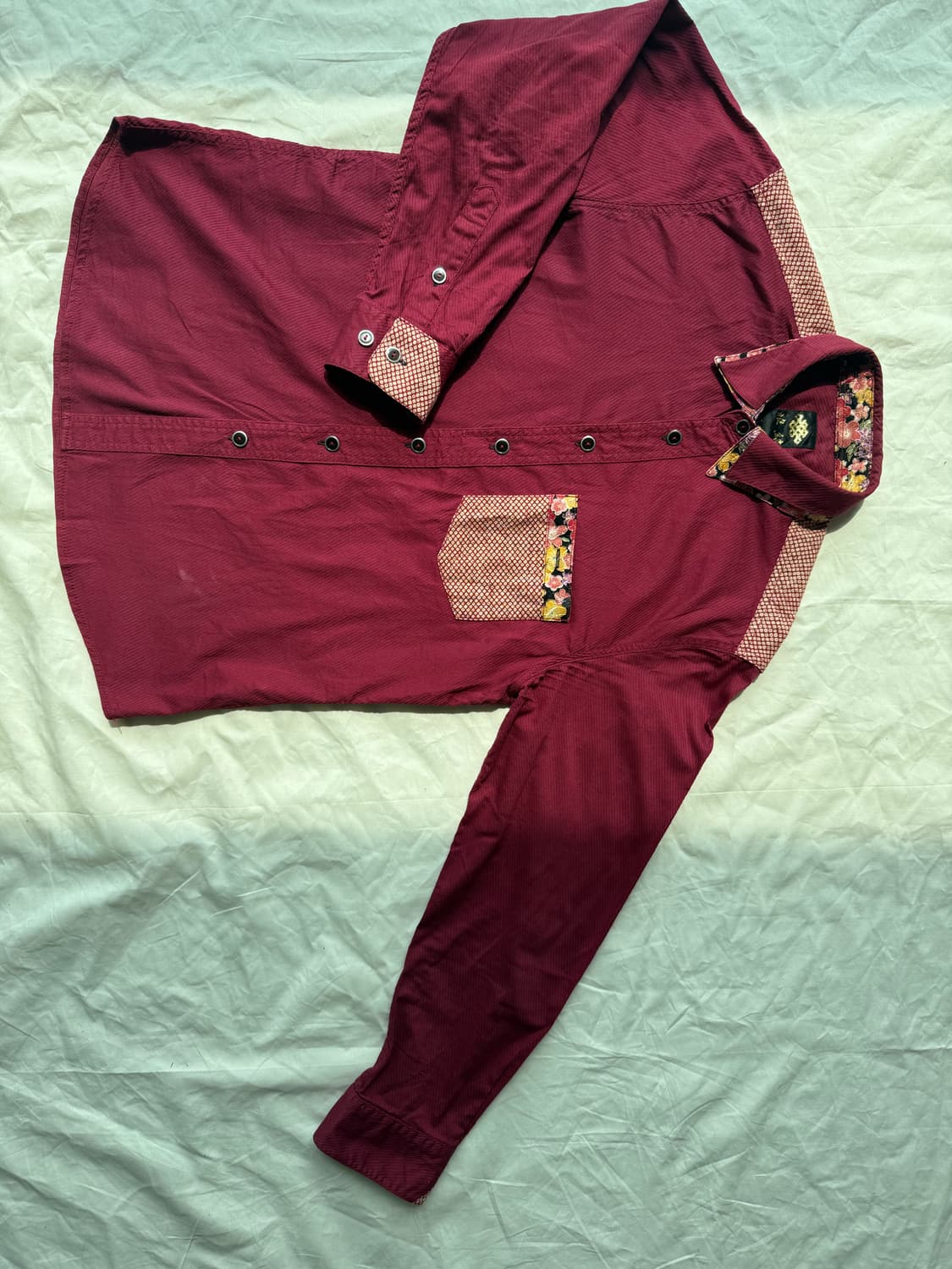 레드 자수 제페니즈 셔츠 상품이미지5