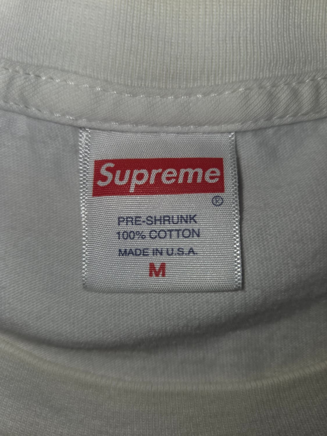 슈프림 x 노스페이스 원 월드 티셔츠 화이트 - 20SS 상품이미지2