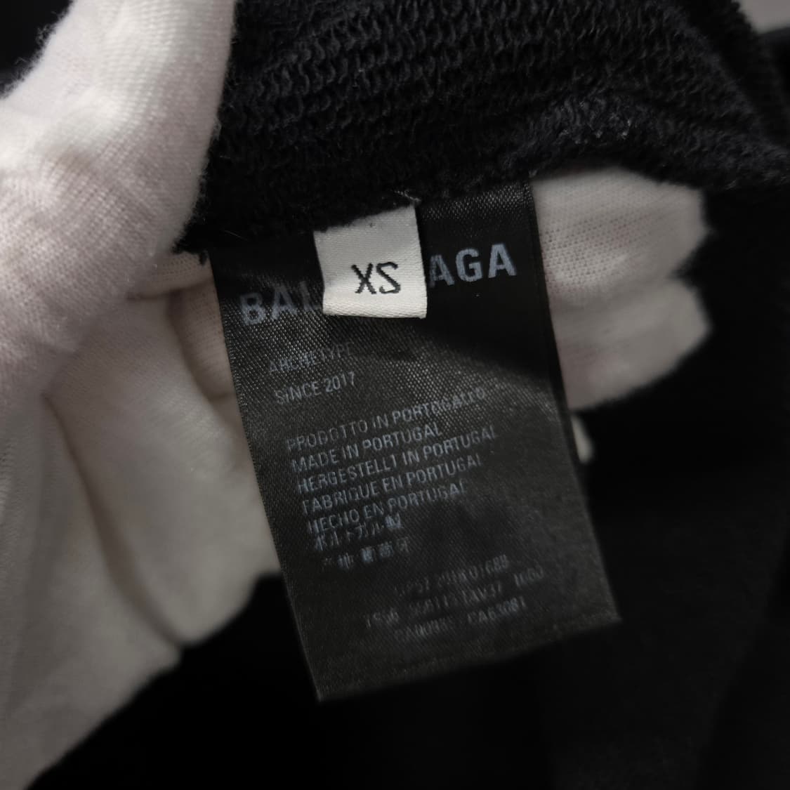 발렌시아가 백로고 후드 오버핏XS 상품이미지5