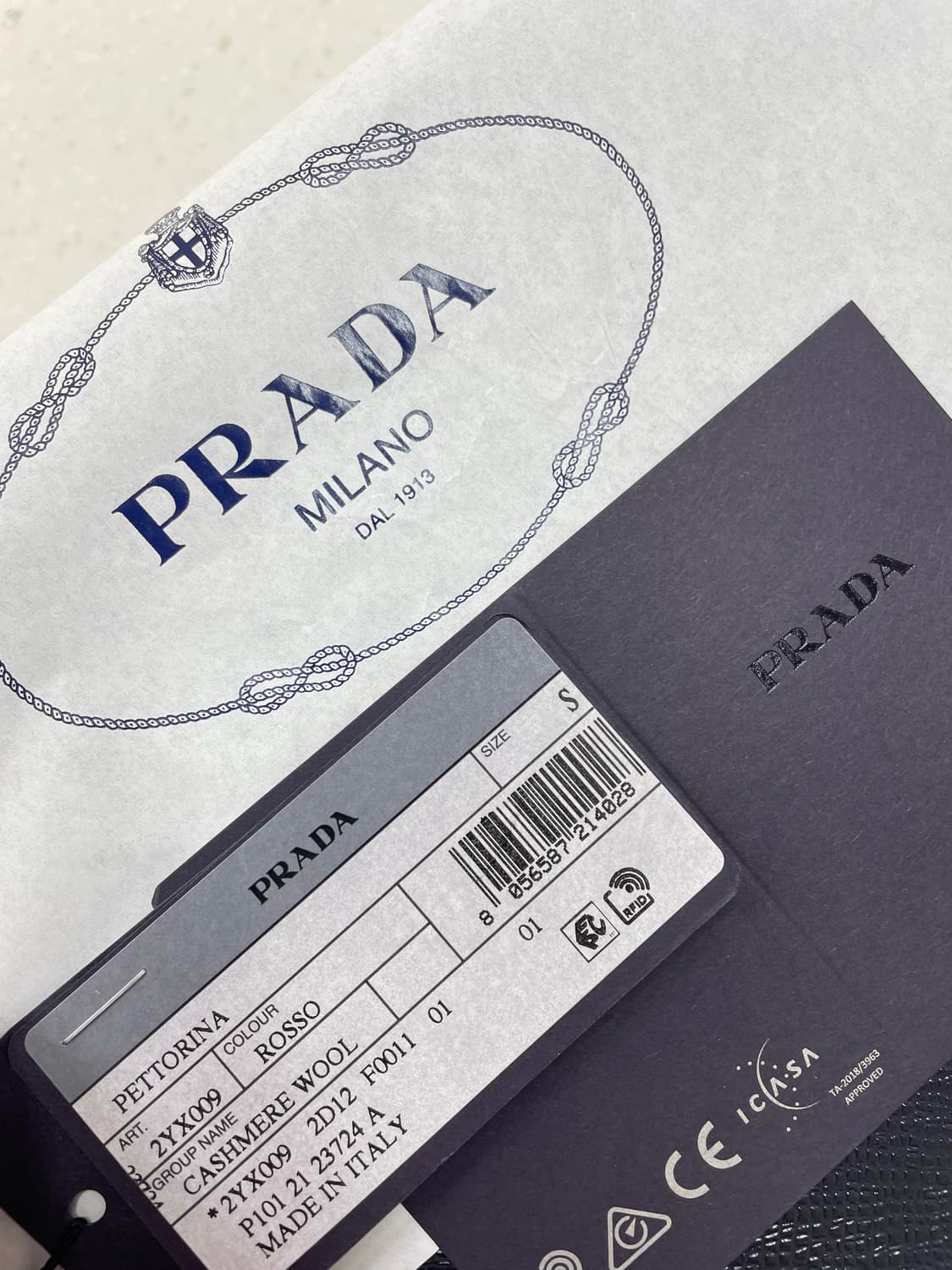 새상품 프라다 로고 캐시미어 울 니트 강이지 옷  상품이미지6