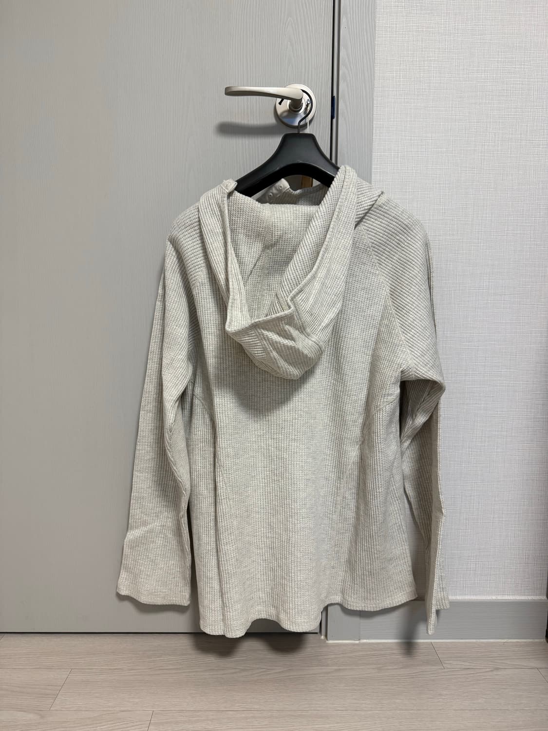 할로미늄 와플 후디 오트밀 상품이미지3