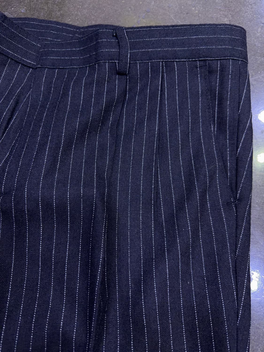 마스2 클래식 스트라이프 더블 블레스트 수트 셋업 46 M 상품이미지9