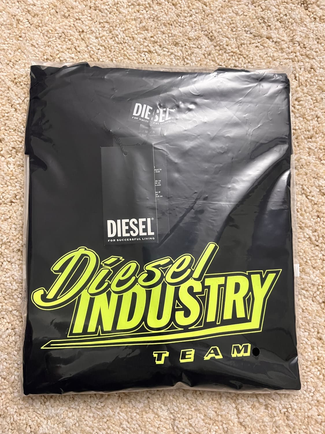 [새상품] 디젤 T-저스트 K45 반팔 티셔츠 딥 블랙 M (택포/정품) 상품이미지5