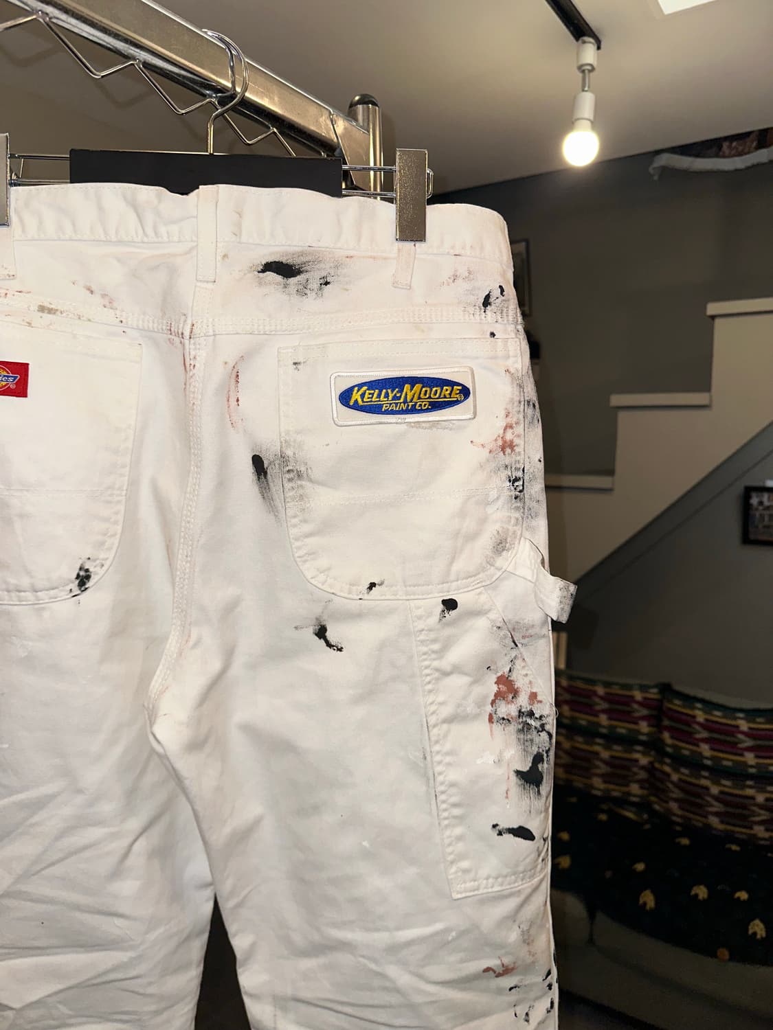 00’s Dickies carpenter painted work pant 상품이미지10