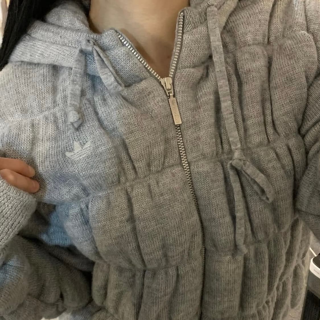 adidas 아디다스 니트 패딩 와투케 스포티 아디다스 대장 빈티지패딩 상품이미지2