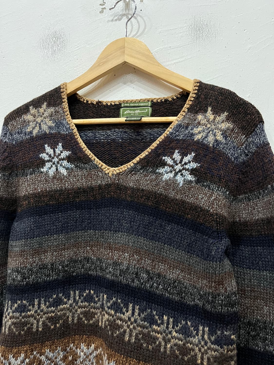 에디바우어 이탈리안 메리노울 노르딕 니트 우먼즈 S 상품이미지2