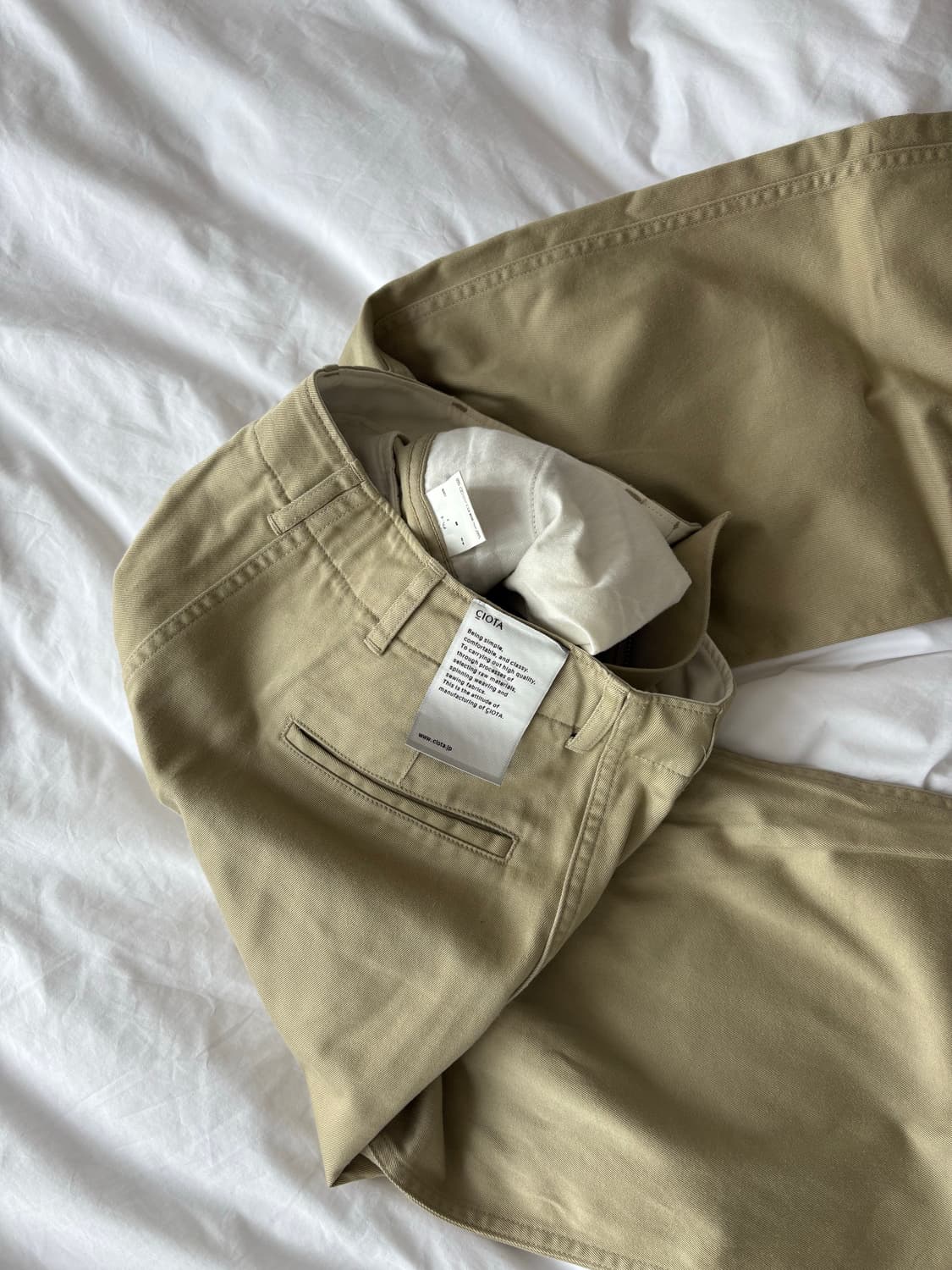 시오타 치노 팬츠 2사이즈  (허리 26-28인치) 상품이미지5