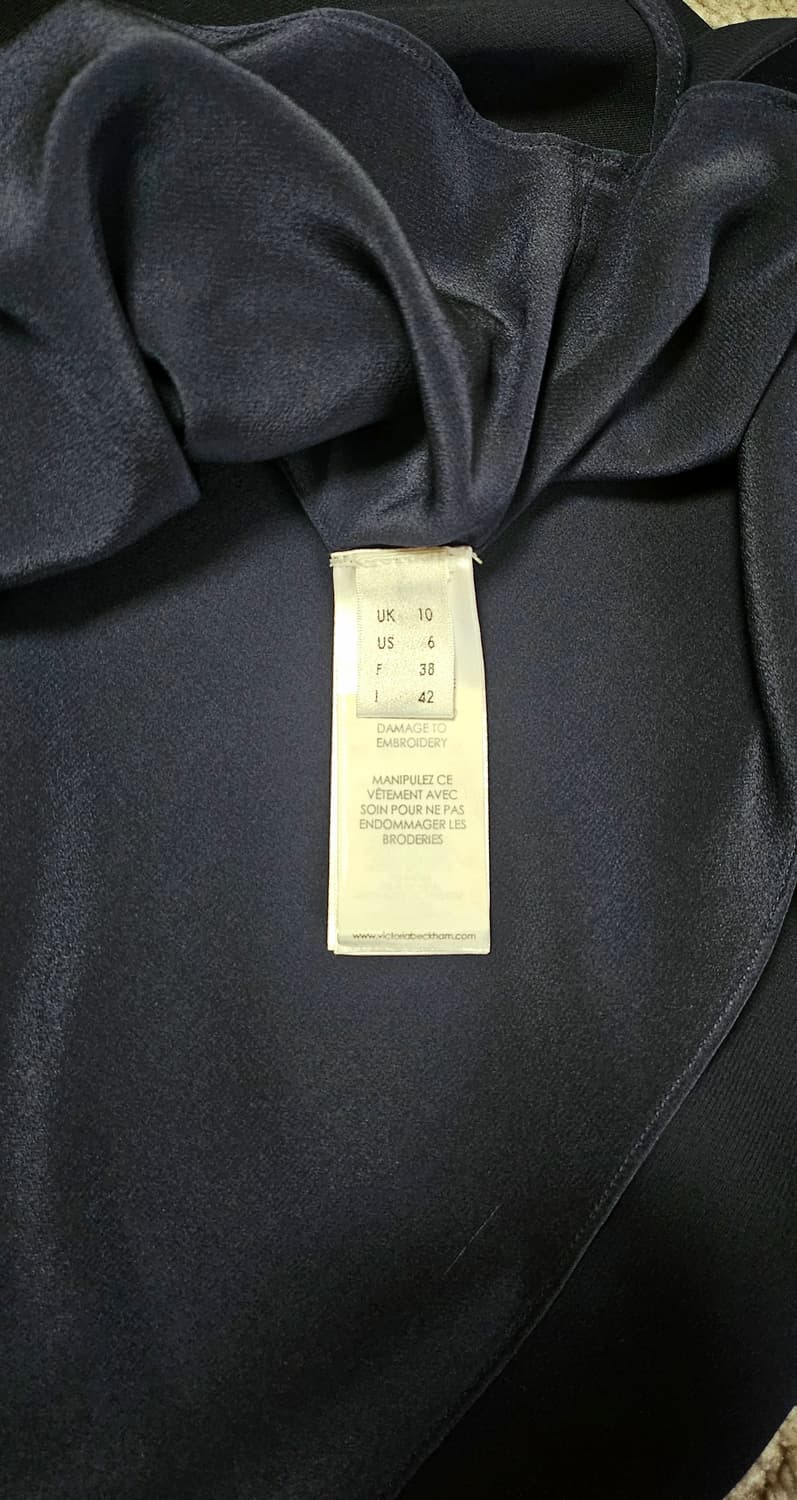 [미실착새제품] 빅토리아 베컴 비즈 자수 원피스 상품이미지5