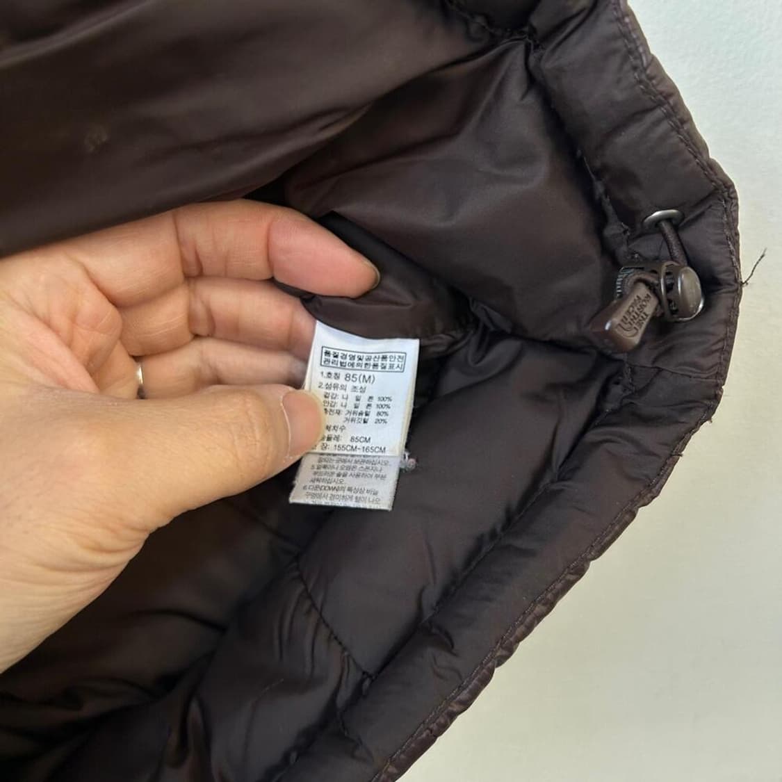 10509 - 노스페이스 700 초코브라운 패딩 조끼 상품이미지5