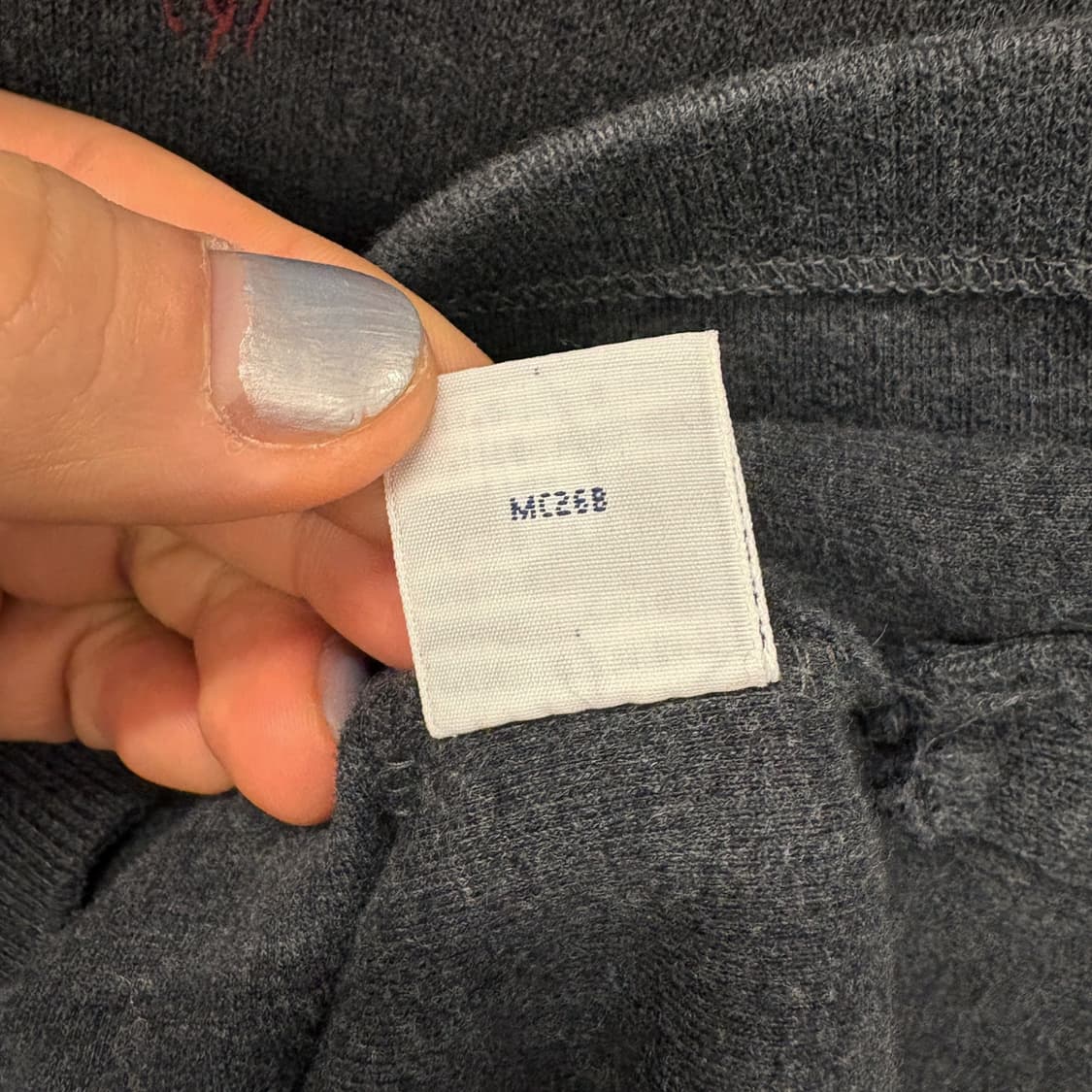 90s 폴로 랄프로렌 파인리브 하프집업 코튼니트 스웨터 차콜 N640 상품이미지9