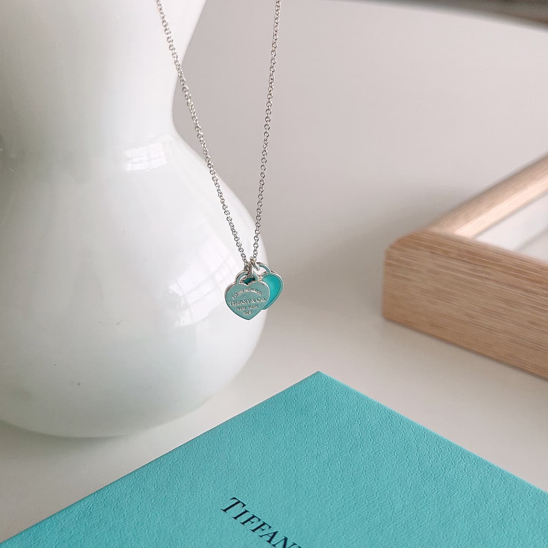 티파니 앤코 더블하트 목걸이  상품이미지10