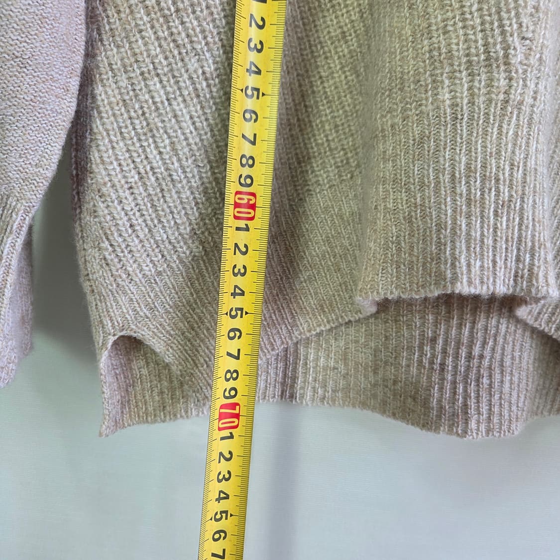 한섬 마인(MINE) 울 캐시미어 세일러 카라 니트, 뒷모습 M 자수 상품이미지8