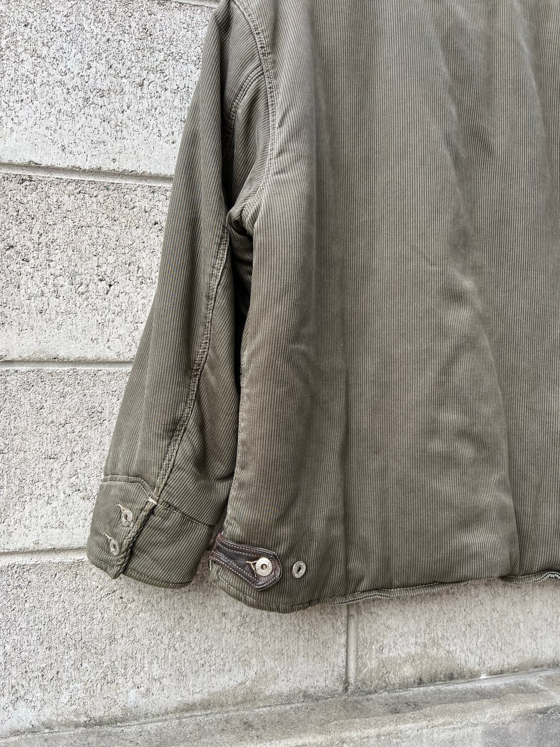 1980/90s BLUE ONE CORDUROY 가죽코듀로이헌팅자켓 상품이미지9