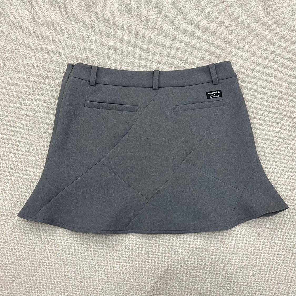 [77] 르꼬끄 골프 여성 큐롯 치마 스커트 회색 4123 상품이미지3